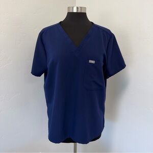Figs Catarina One-Pocket Scrub Navy Blue Top Size XXL/P PO3586